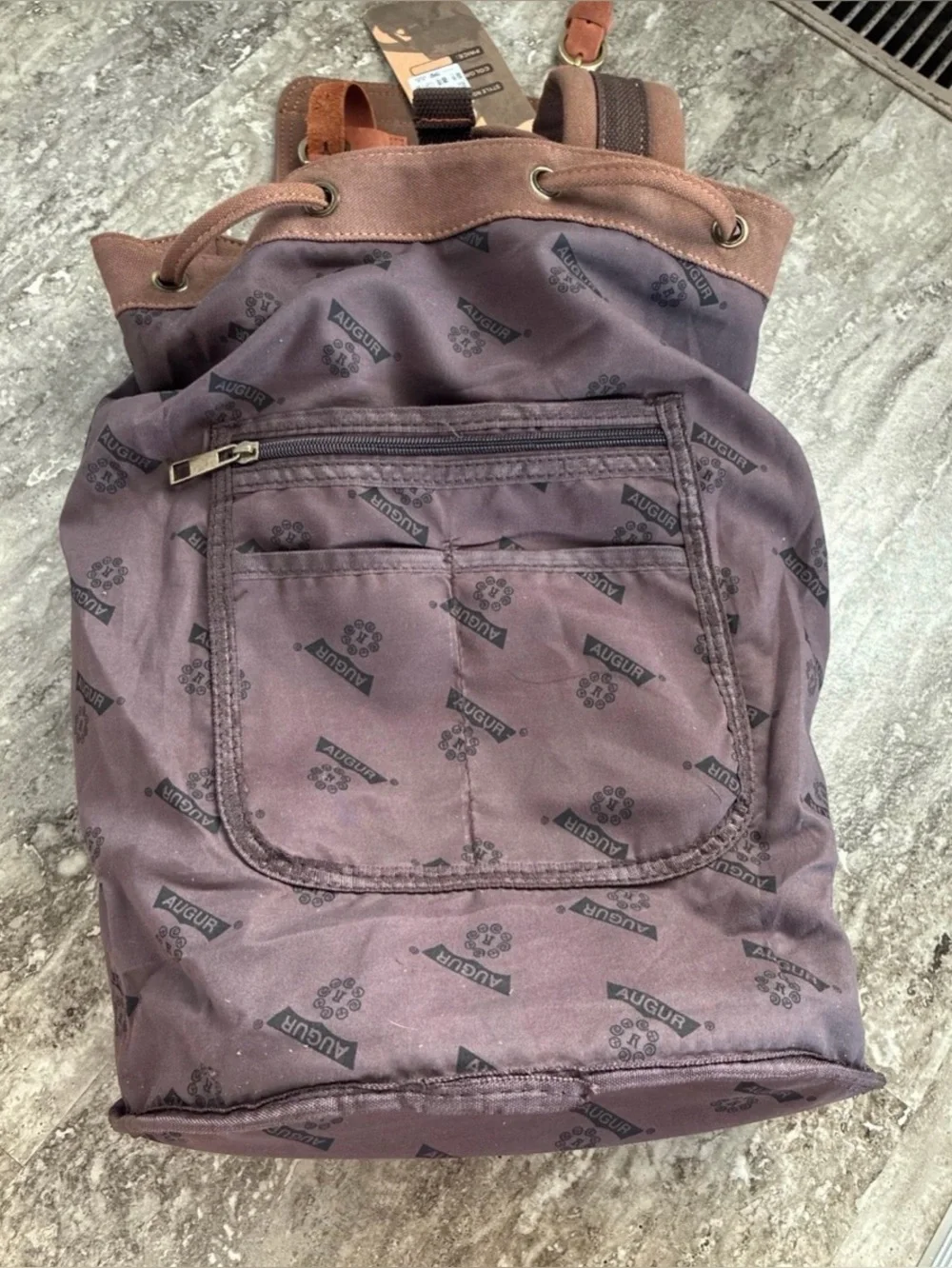 Augur Strauss & Co. JANS canvas backpack, NWT